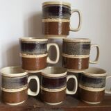 6 England mugs