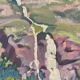 Oil painting landscape mountain 1939