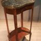 Louis XVI style marble top side table