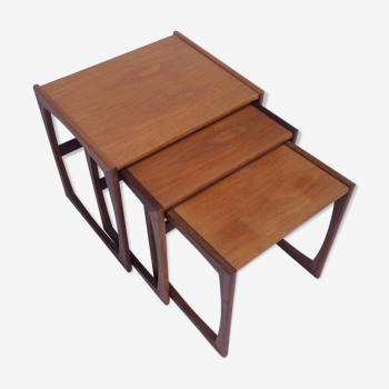 Teak pull out tables, Gplan from the 1970