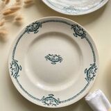 4 ironstone plates from Saint Amand