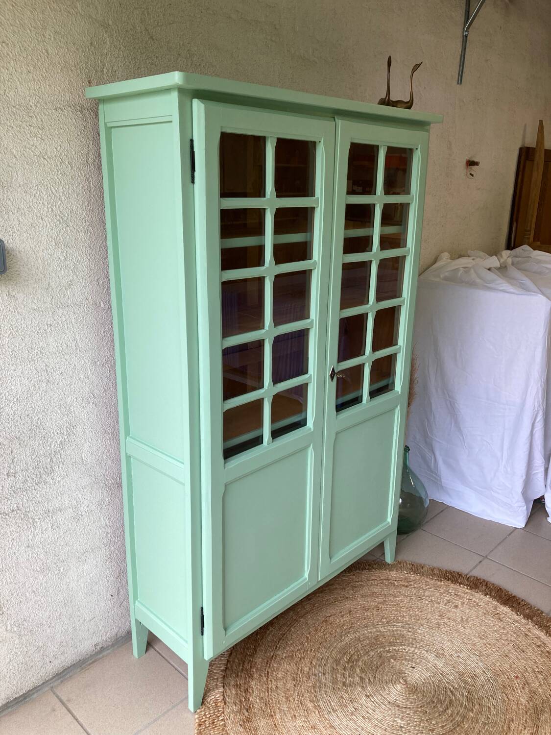 Parisian glass cabinet