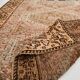 4x8 Brown Cream Geometric Vintage Rug, 112x241Cm