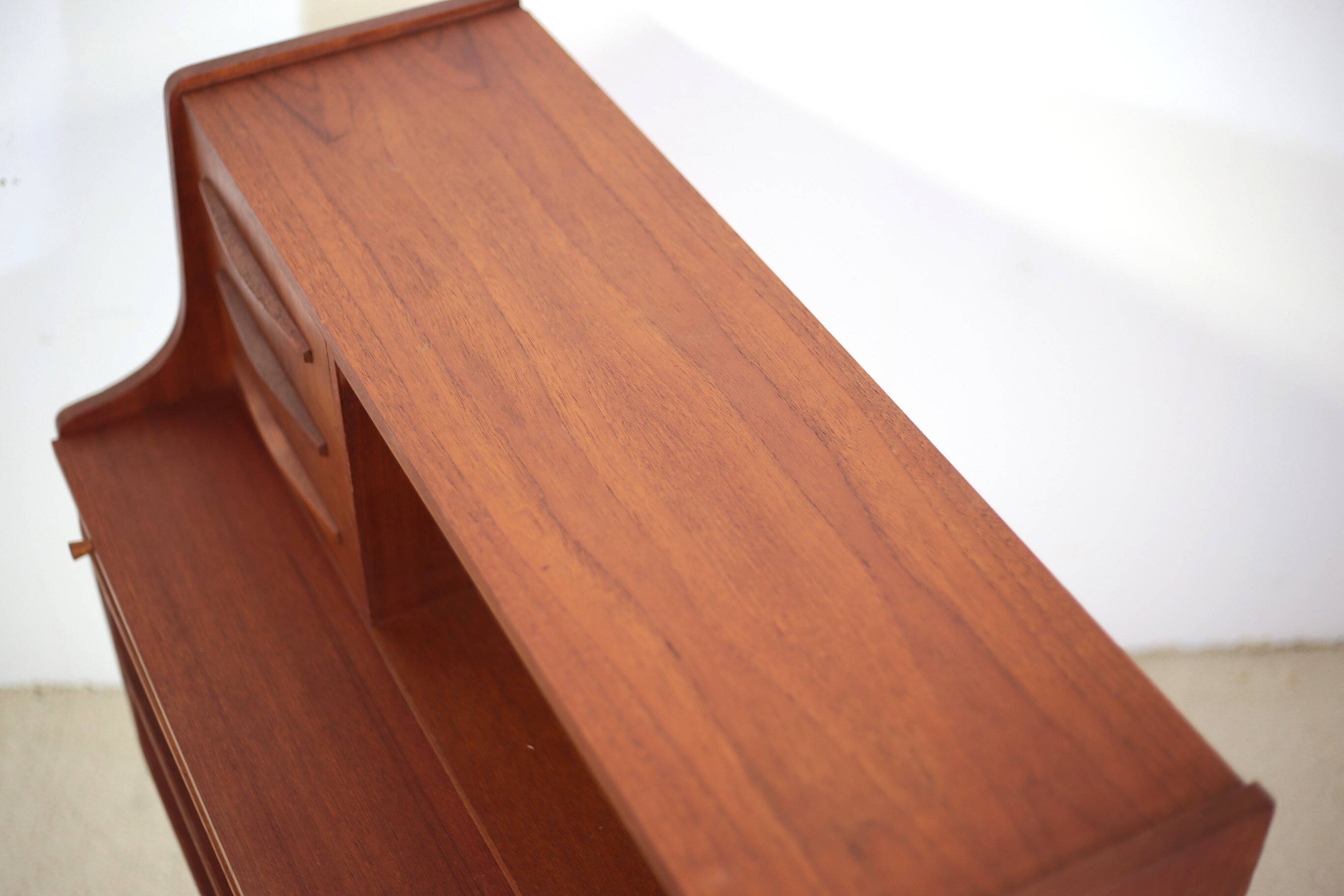 Danish teak secretary