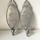 Art Deco Pair of Wall Candle holders Sconces by Svenskt Tenn Josef Fra