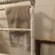 Wooden towel rack