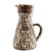 Brutalist pitcher of the Atelier du Vieux Moulin in enamelled earth of Vallauris