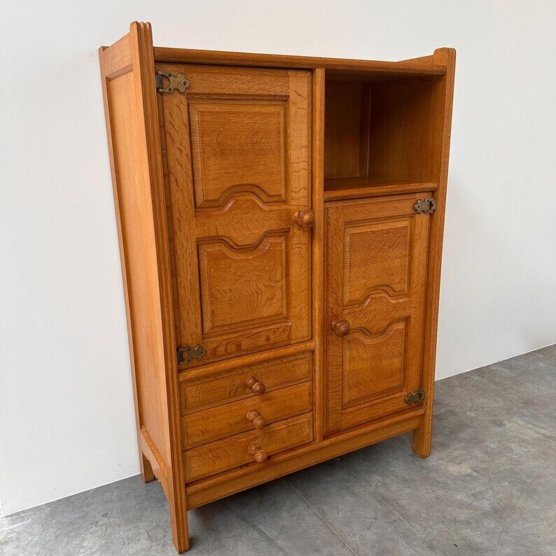 Guillerme & Chambron Oak Furniture for Your Home, France, 1960s
