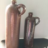 Lot of two old bottles of Dutch Gin gres