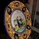 large wall dish in earthenware by Desvres Breiz Gabriel Fourmaintraux art deco