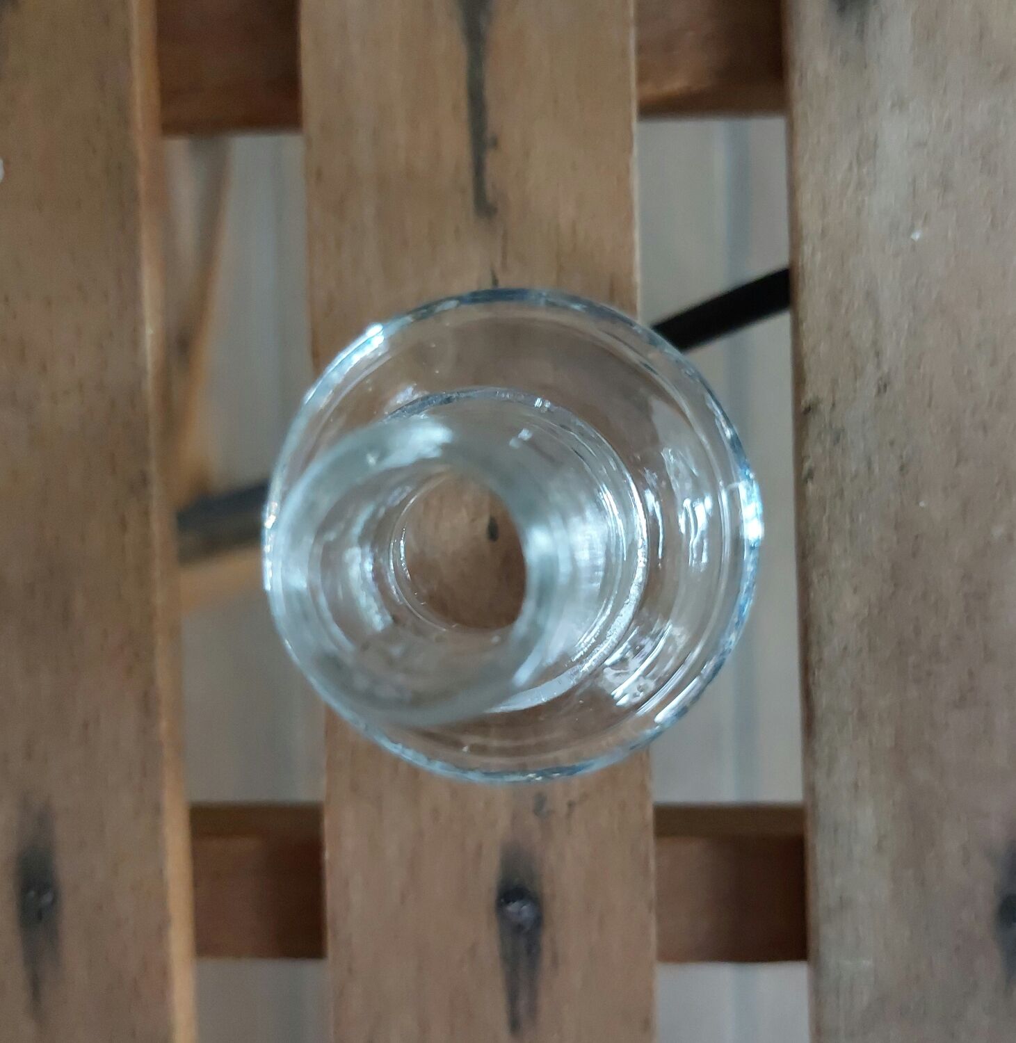 Old carafe with glass stopper