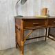 Rattan console/desk