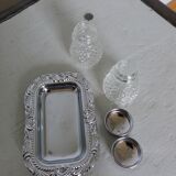 Salt shaker and pineapple shaped pepper