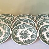 9 assiettes à dessert Villeroy et Boch