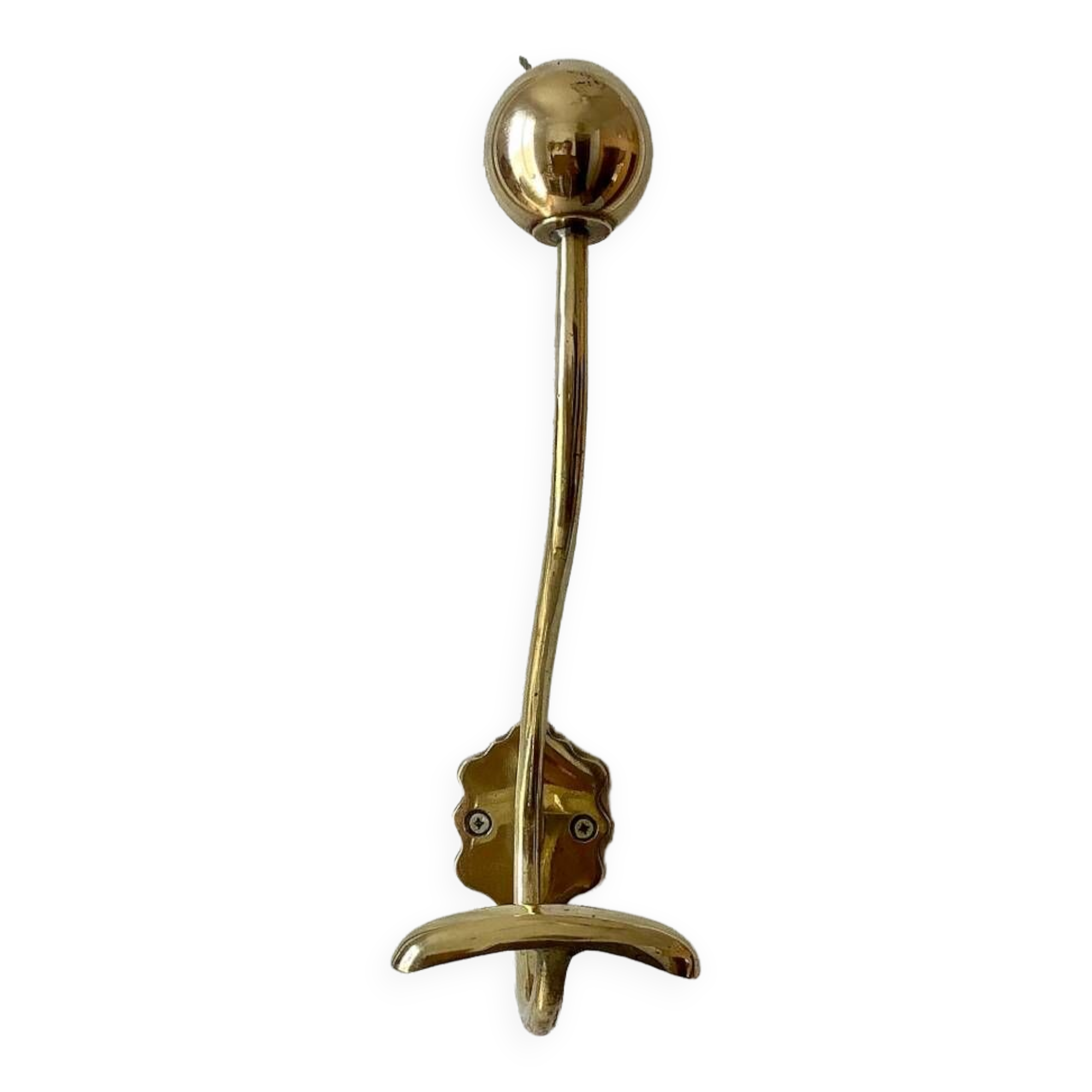 Brass coat rack or coat hook