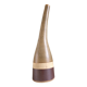 Soliflore Long Neck Vase in striped ceramic in the style of Bruno Gambone c1970