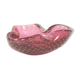 Cendrier en verre murano Bullicante de Barovier & Toso, années 1960