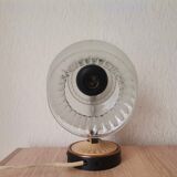 Eastern European mid century hand-blown glass wall sconce lamp 1970s