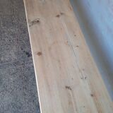 Patinated natural solid wood bench 180cm