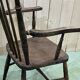 English elm armchair - late 19th century