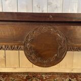 Table de ferme en noyer de style Louis XVI
