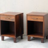 1960s rosewood bedside tables
