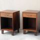 1960s rosewood bedside tables