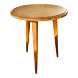 Guéridon tripod avec pieds fuselés