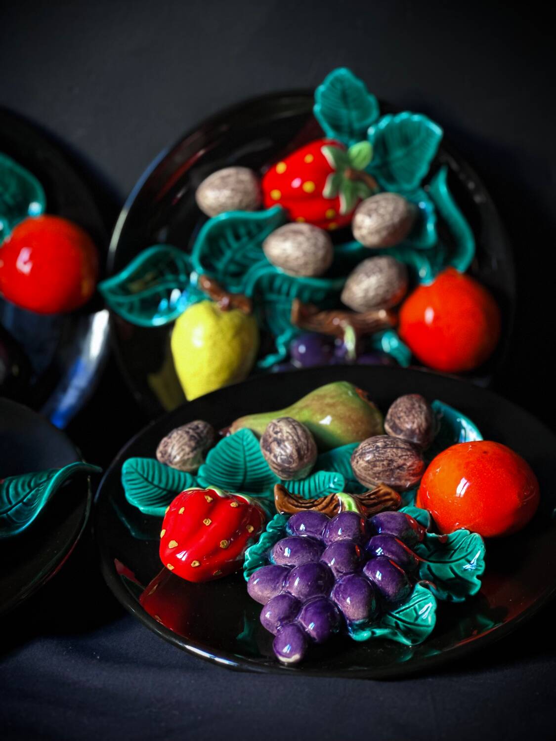 Vallauris barbotine plate Albert Ferlay