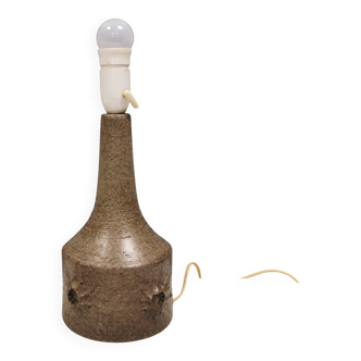 Ceramic table lamp by Danish artist Gitte Dochedahl Denmark 1960s.