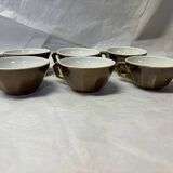 Ensemble de 6 tasses à expresso ancienne