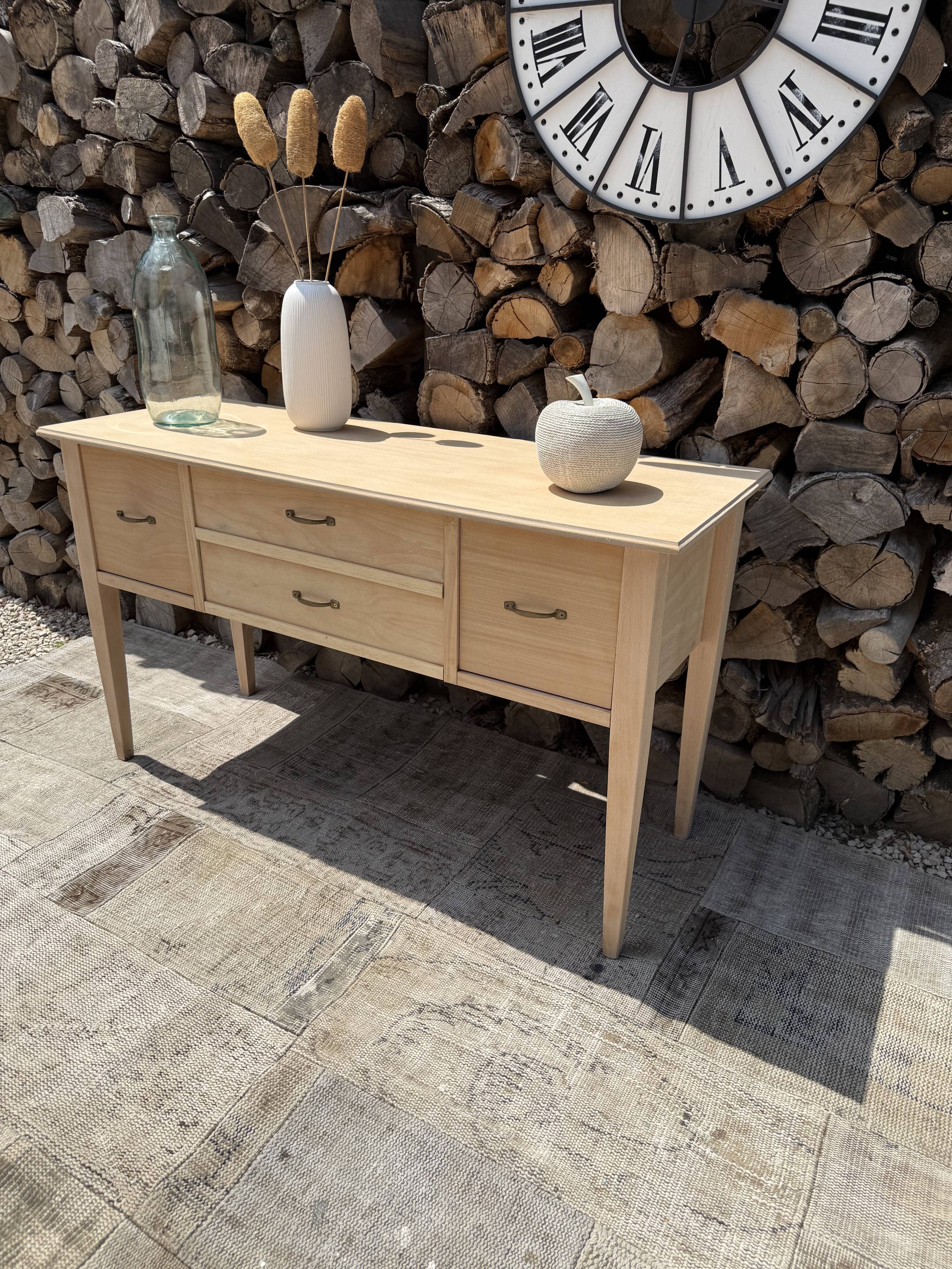 Small renovated antique buffet