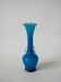 jagged sky blue opaline vase and small handles Design 1960