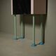 Memphis style cabinet by Dutch architect Wim Hofman 1980s