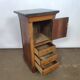 Former bedside Louis Philippe style 3 drawers a door