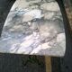 Marble and metal bistro table