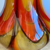 Glass paste vase 70s