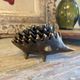 Hedgehog nesting ashtray/trinket dish in brass, attributed to Walter Bosse, for Hertha Baller, Austria 1950s.