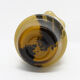 Glass vase V.B. opaline Florence, Italy of the 1970