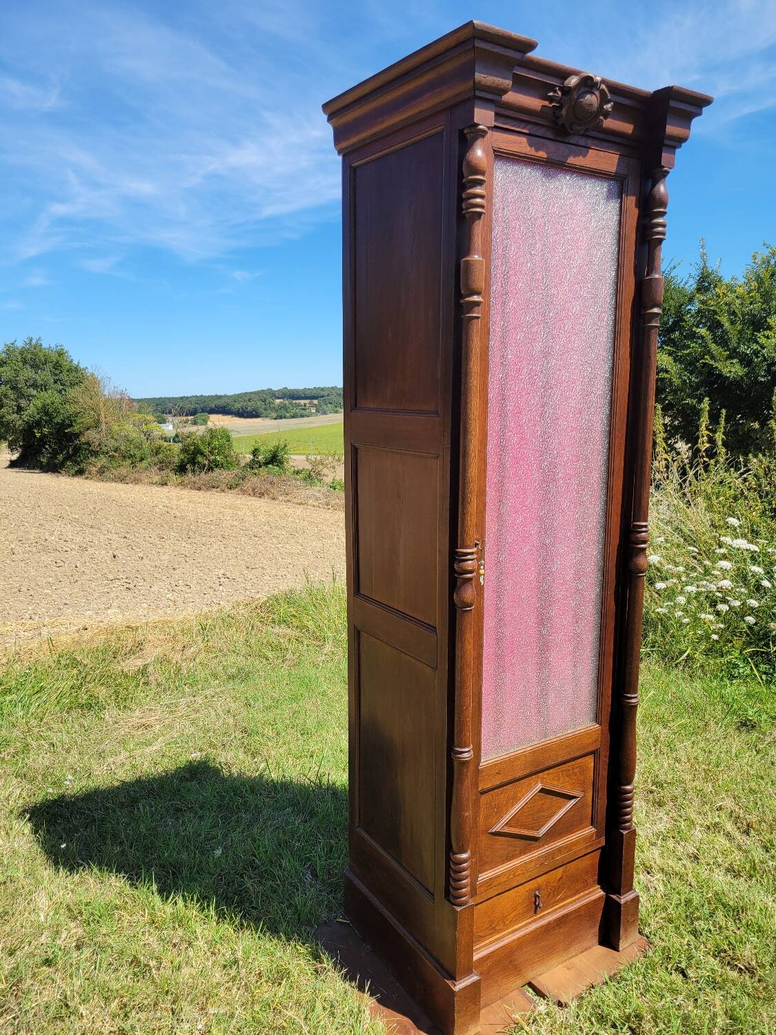 Armoire vitrée 1 porte