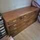 English marine chest of drawers