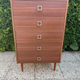 Vintage chest of drawers bobbin feet
