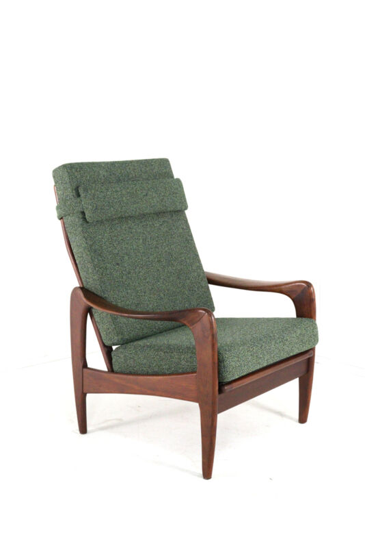 De Ster armchair men's model - dutch mid century modern design in teak