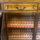 Rustic two-body oak sideboard from the 1960s.