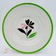 6 Deep Plates, Digoin Sarreguemines. "Rustic" Model