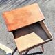 Old Desk, Foldable School Table with its porcelain inkwell