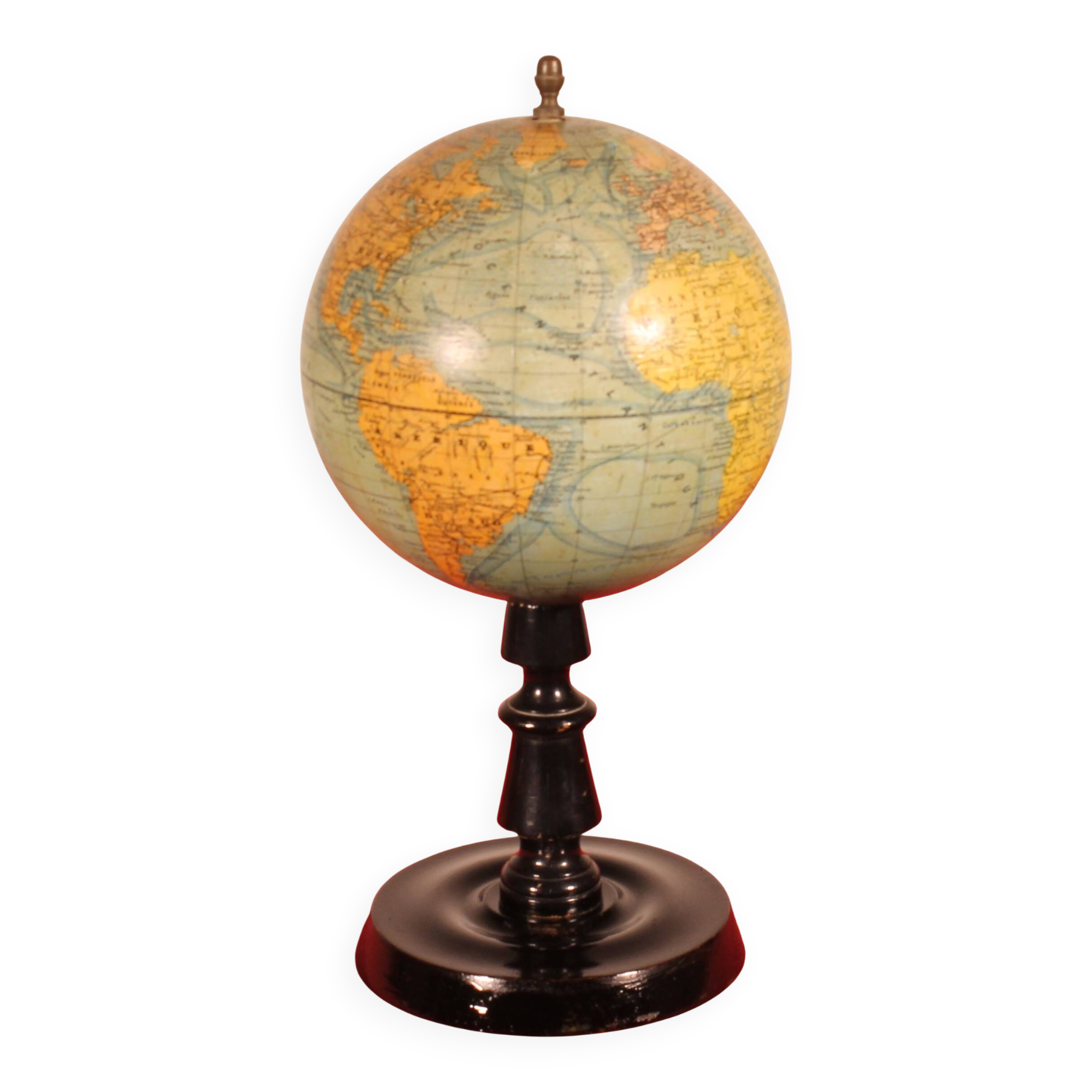 Terrestrial globe by J. Forest Paris - 19th century