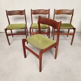 4 chaises scandinaves, 1960