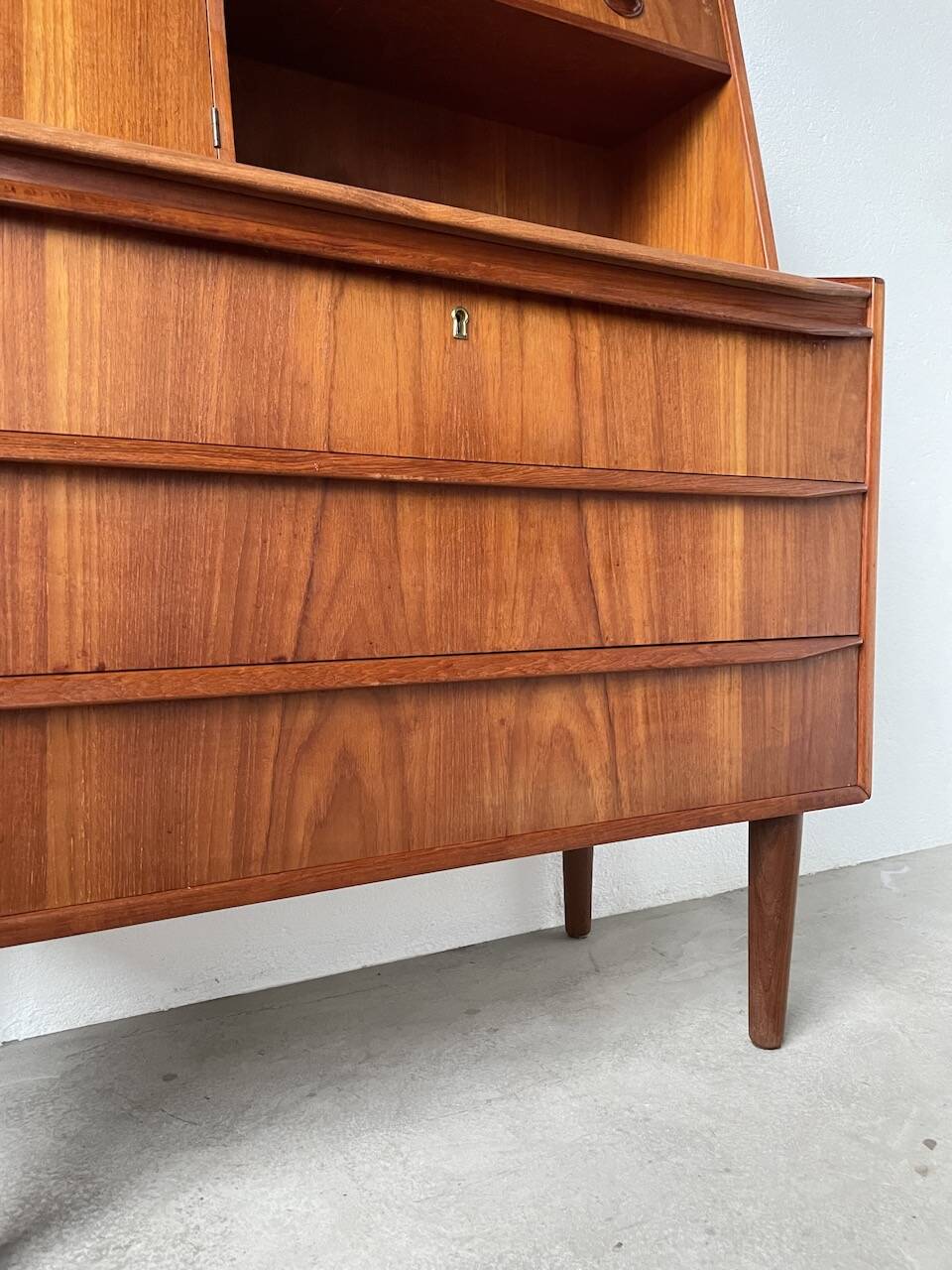 Danish teak secretary from the 60s