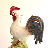 Faience rooster